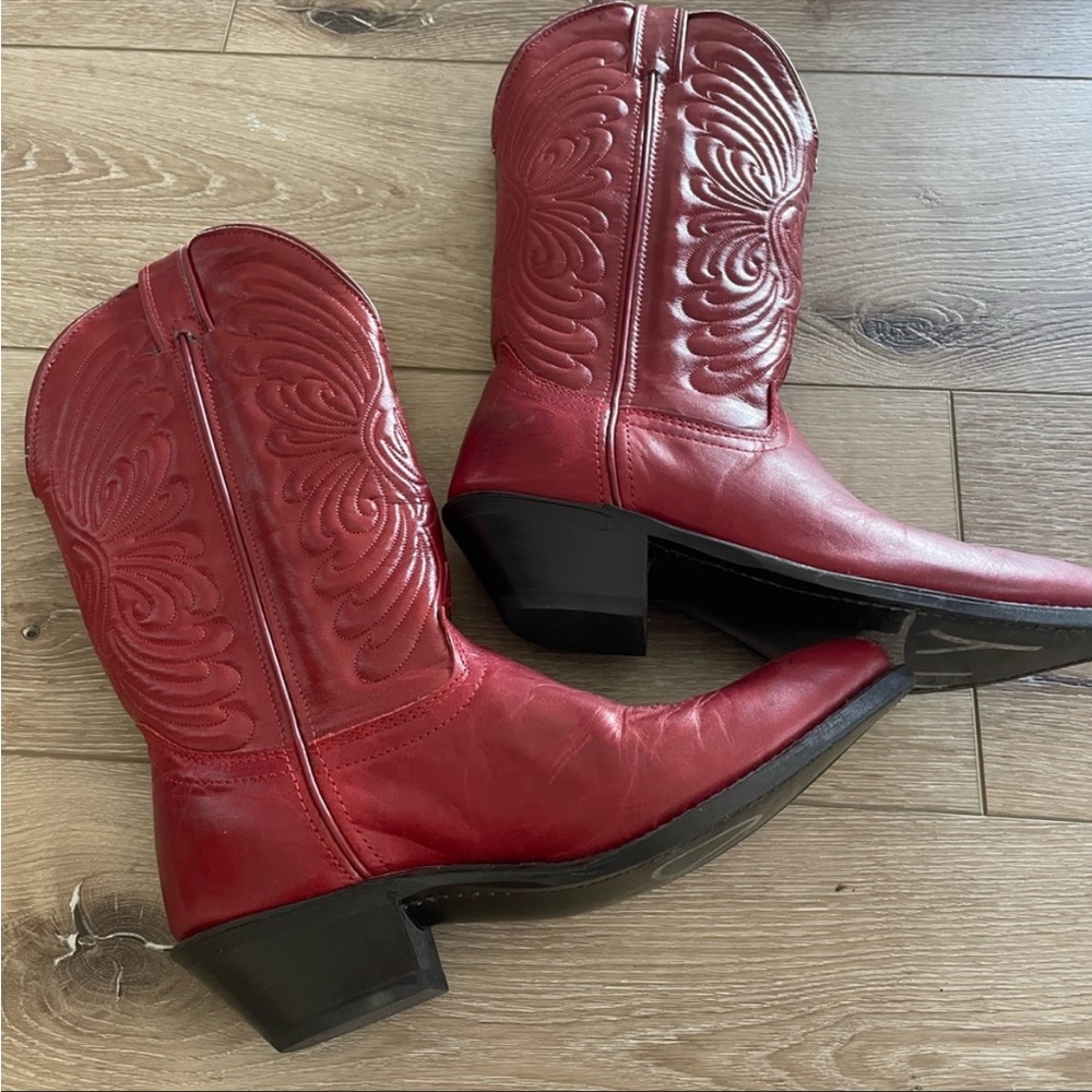 Red Cowboy Boots